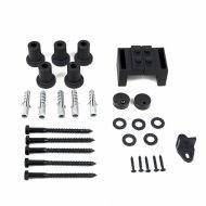 6.6 ft. Antique Style Sliding Standard Single Barn Wood Door Hardware Kit