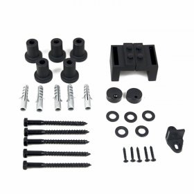 6.6 ft. Antique Style Sliding Standard Single Barn Wood Door Hardware Kit