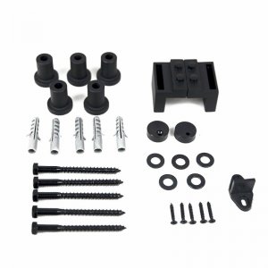 6.6 ft. Antique Style Sliding Standard Single Barn Wood Door Hardware Kit
