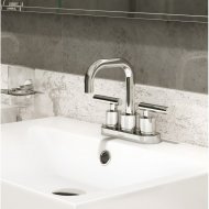 Dia Centerset Bathroom Faucet with Drain Assembly Dia Centerset Bathroom Faucet with Drain Assembly