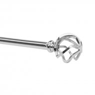 Boling Twisted Cage Single Curtain Rod & Hardware Set Boling Twisted Cage Single Curtain Rod & Hardware Set