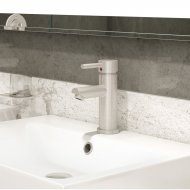Dia Round Single Hole Bathroom Faucet with Drain Assembly Dia Round Single Hole Bathroom Faucet with Drain Assembly