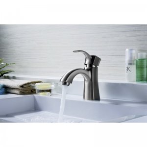 L-AZ012BN Alto Single Hole Bathroom Faucet with Drain Assembly